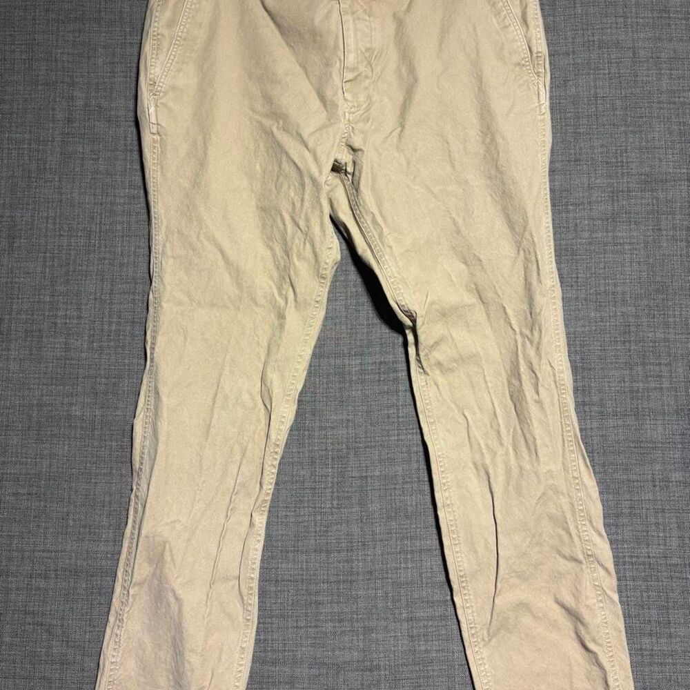 Mens Bonobos Skinny Leg 38x30 Tan Preppy Dress Casual Chino Pants